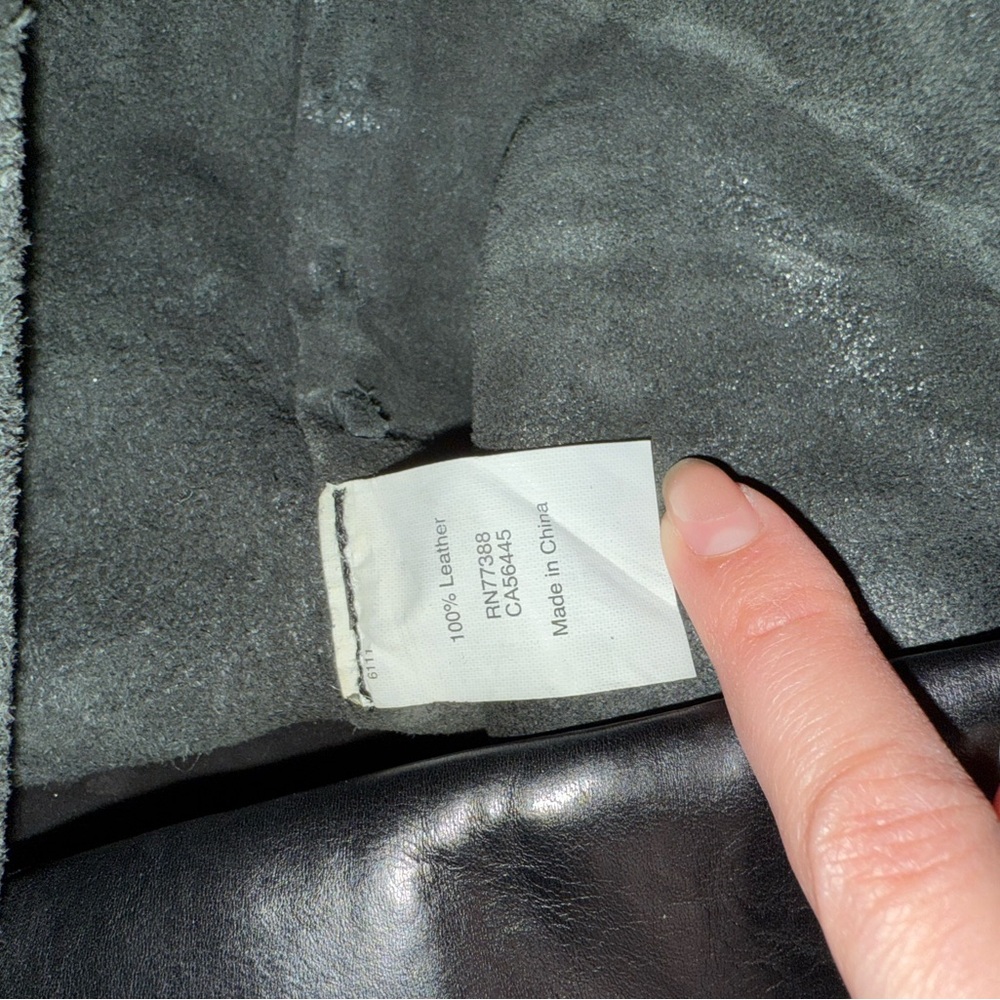 Madewell Black Leather Bucket Bag - Picture 3 of 4